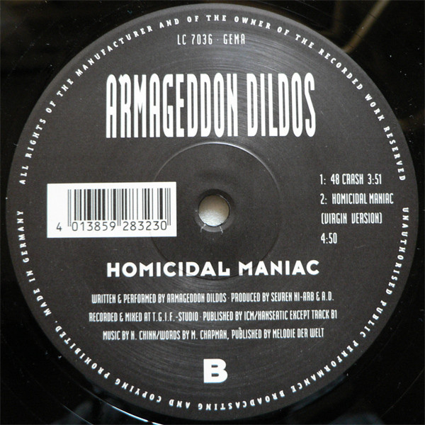 Armageddon Dildos - Homicidal Maniac | Zoth Ommog (ZOT 23) - 3