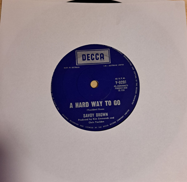 Savoy Brown - A Hard Way To Go | Decca (Y-9291) Savoy Brown - A Hard Way To Go | Decca (Y-9291)