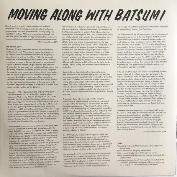 Batsumi - Moving Along | Matsuli Music (MM104) - 3 Batsumi - Moving Along | Matsuli Music (MM104) - 3