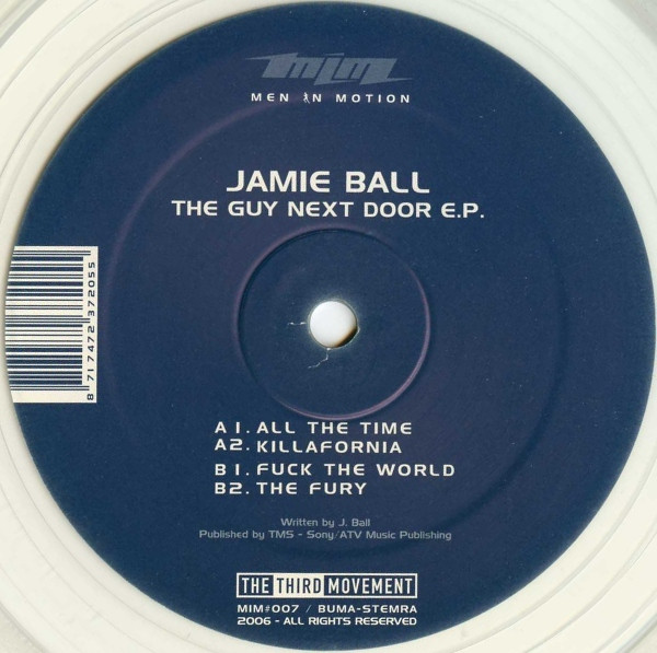 Jamie Ball - The Guy Next Door E.P. | Men In Motion (MIM#007) - 3