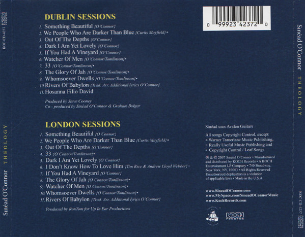 Sinéad O'Connor - Theology | Koch Records (KOC-CD-4237) - 2 Sinéad O'Connor - Theology | Koch Records (KOC-CD-4237) - 2