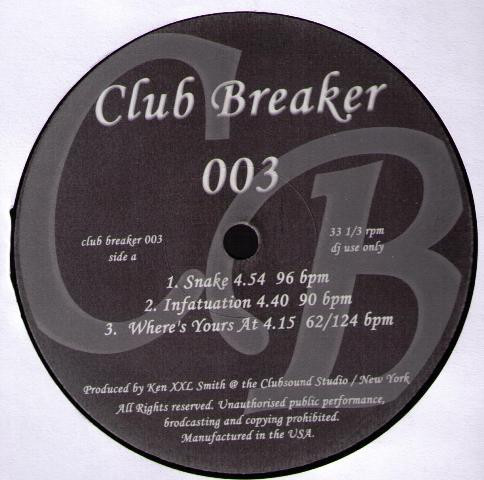 Various - Club Breaker 003 | Not On Label (CB 003) Various - Club Breaker 003 | Not On Label (CB 003)