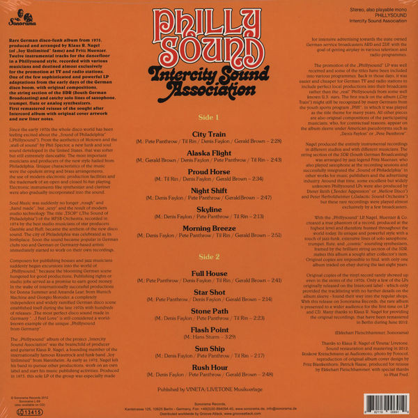 Intercity Sound Association - Phillysound | Sonorama (Sonorama L-69) - 2