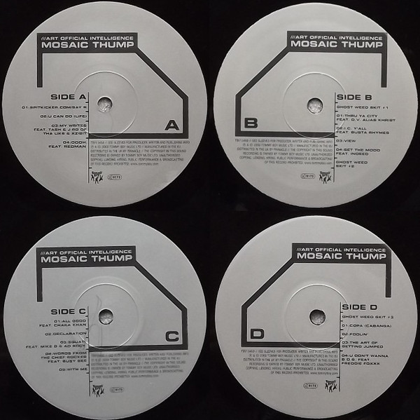 De La Soul - Art Official Intelligence: Mosaic Thump | Tommy Boy (TBV 1348) - 7