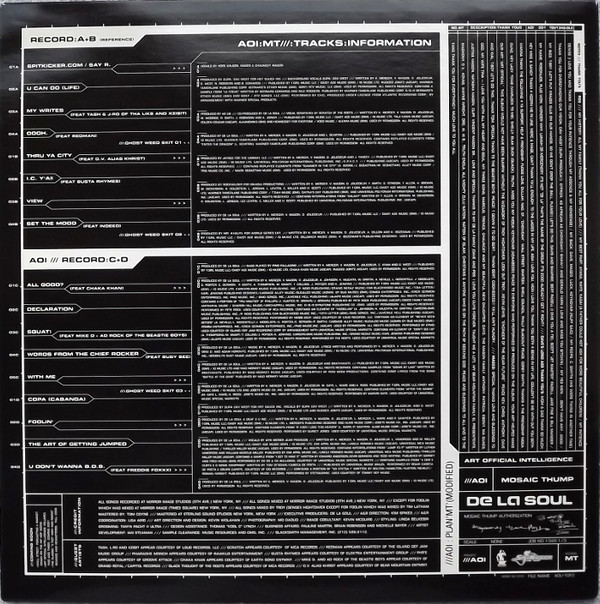 De La Soul - Art Official Intelligence: Mosaic Thump | Tommy Boy (TBV 1348) - 6