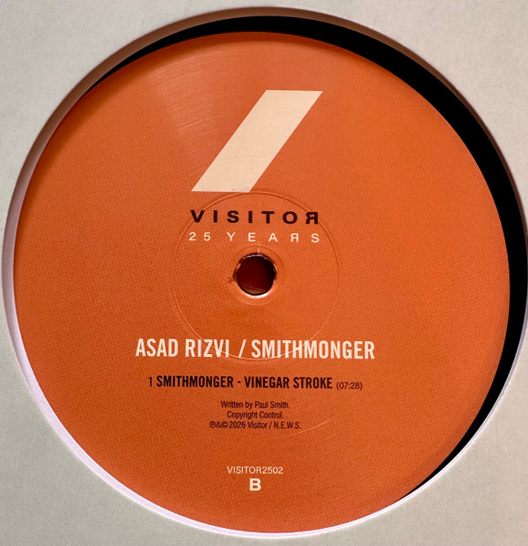 Asad Rizvi , Smithmonger - 25 Years Visitor (Part 2) | Visitor (VISITOR2502) - 2