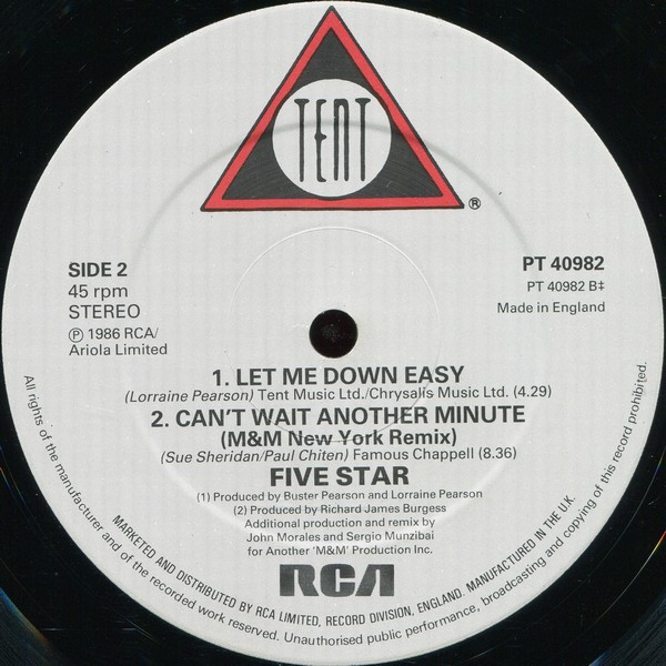 Five Star - If I Say Yes | Tent (PT 40982) - 4