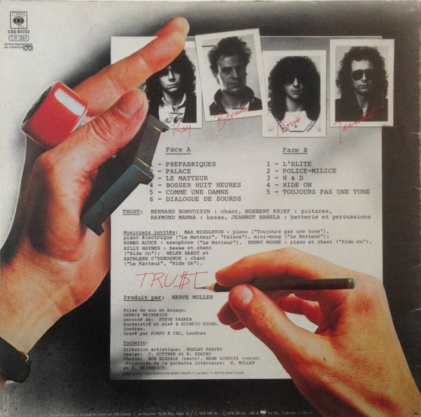 Trust - Trust | CBS (CBS 83732) - 2