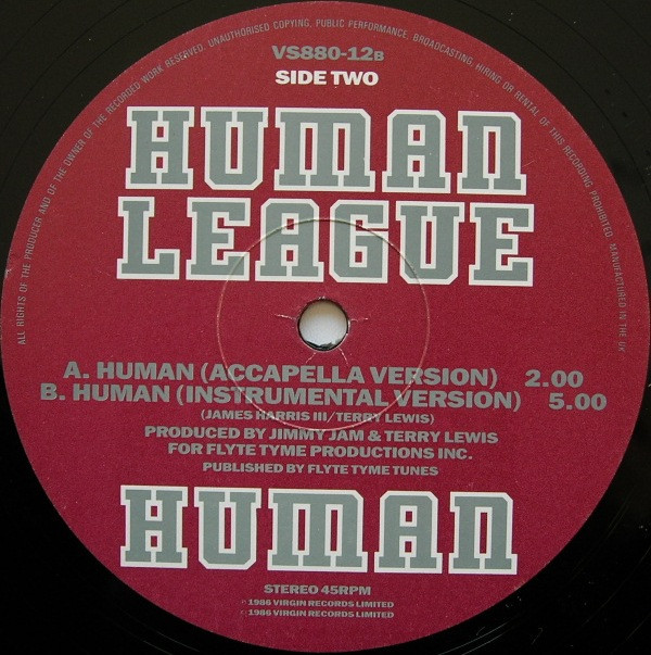 Human League - Human | Virgin (VS880-12) - 4