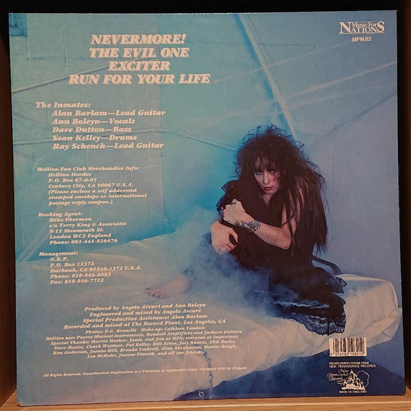 Hellion - Postcards From The Asylum | Music For Nations (MFN 82) - 2 Hellion - Postcards From The Asylum | Music For Nations (MFN 82) - 2