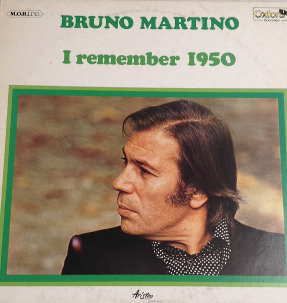 Bruno Martino - I Remember 1950 | Oxford (OX/3166) Bruno Martino - I Remember 1950 | Oxford (OX/3166)
