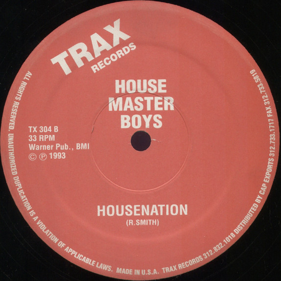 Farley "Jackmaster" Funk / The Housemaster Boyz - Love Can't Turn Around / Housenation | Trax Records (TX 304) - 2