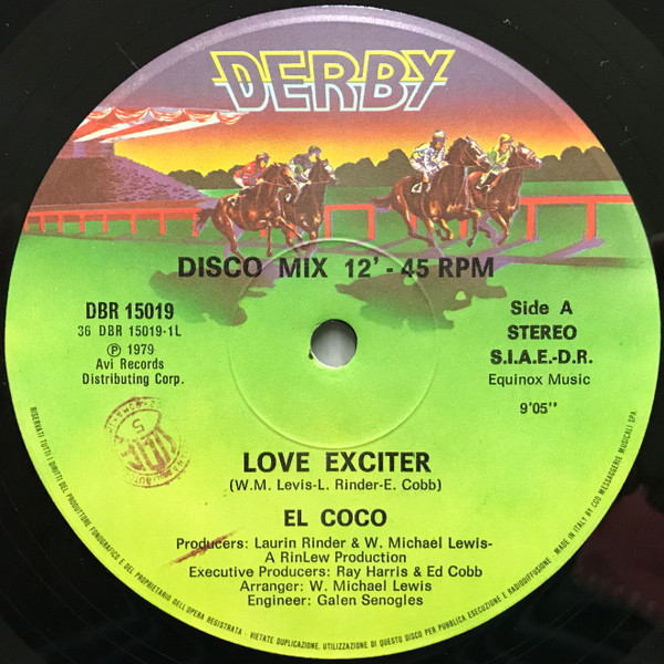 El Coco - Love Exciter | Derby (DBR 15019) - main