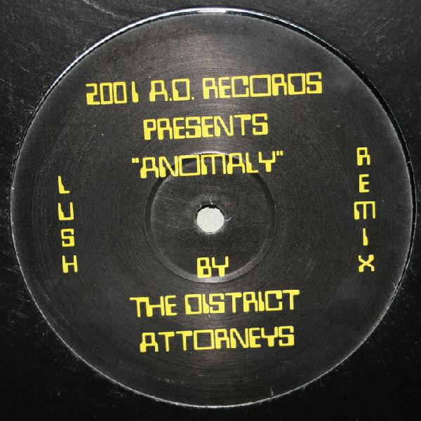 The District Attorneys - Anomaly | 2001 A.D. Records (2001 AD)