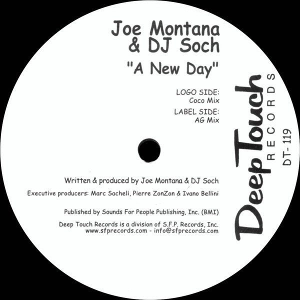 Joe Montana & DJ Soch - A New Day | Deep Touch Records (DT-119) - 2