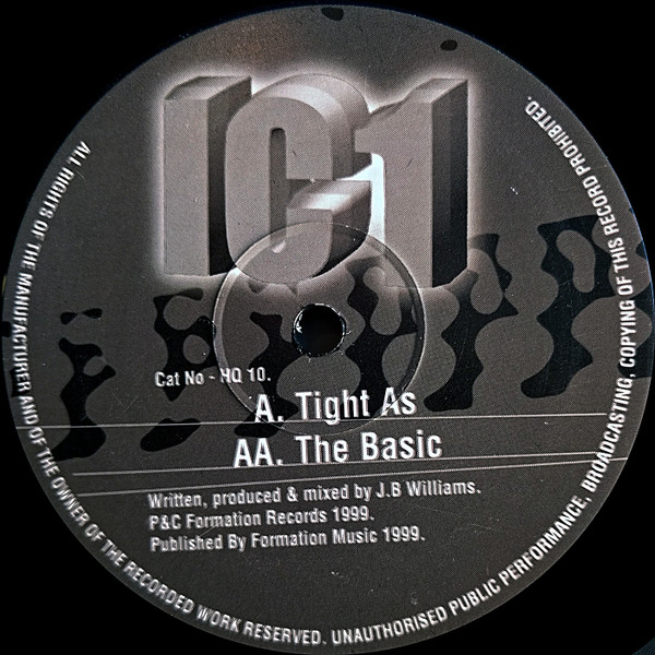 IC1 - Tight As / The Basic | 5HQ Recordings (HQ 10)