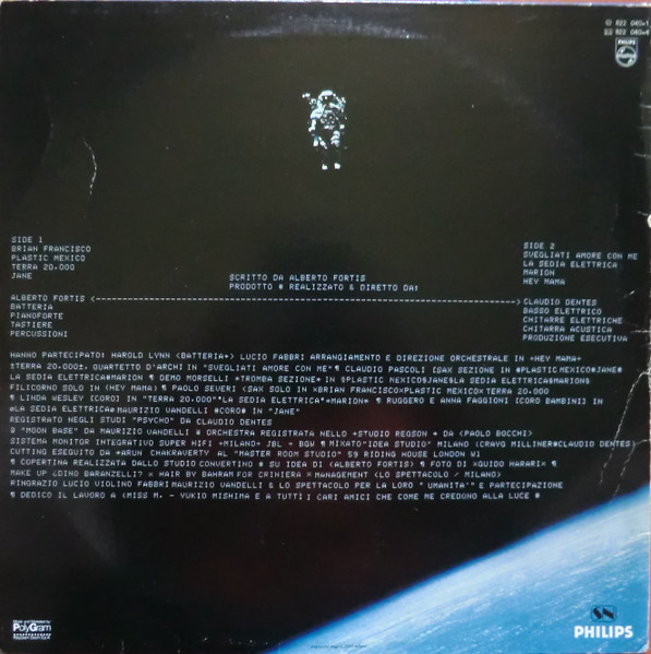 Alberto Fortis - El Niño | Philips (822 040-1) - 2