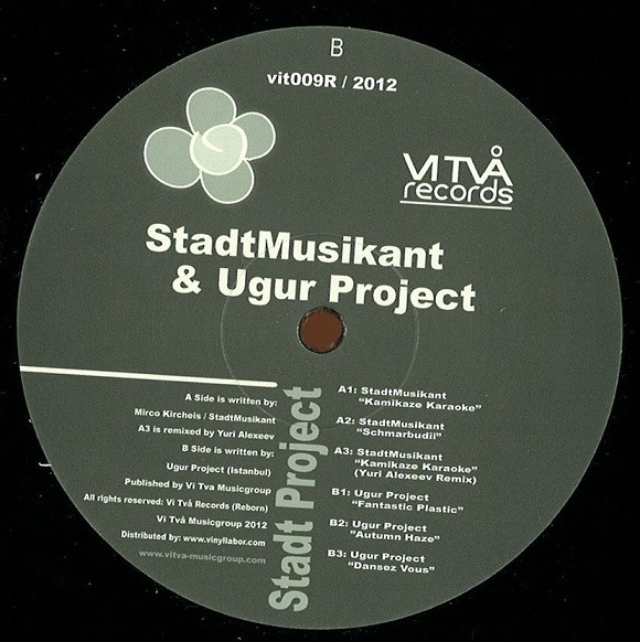 StadtMusikant & Ugur Project - Stadt Project | Vi Två Records (vit009R) - 2 StadtMusikant & Ugur Project - Stadt Project | Vi Två Records (vit009R) - 2