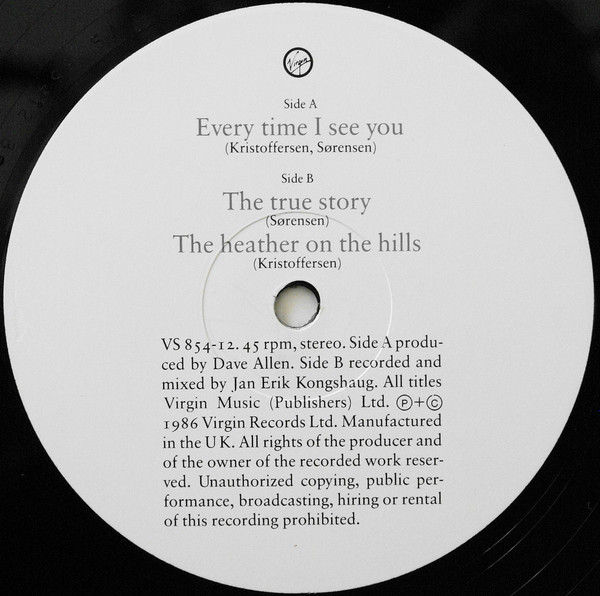 Fra Lippo Lippi - Every Time I See You | Virgin (VS 854-12) - 3