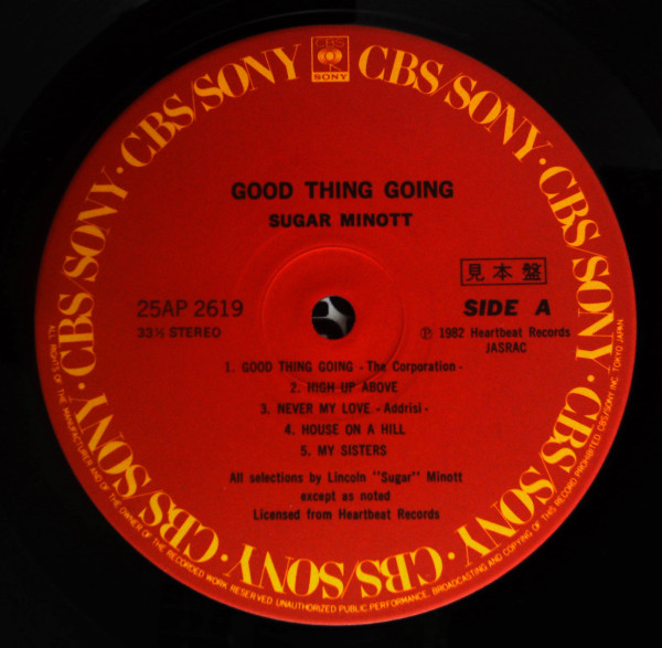 Sugar Minott - Good Thing Going | CBS/Sony (25AP 2619) - 3