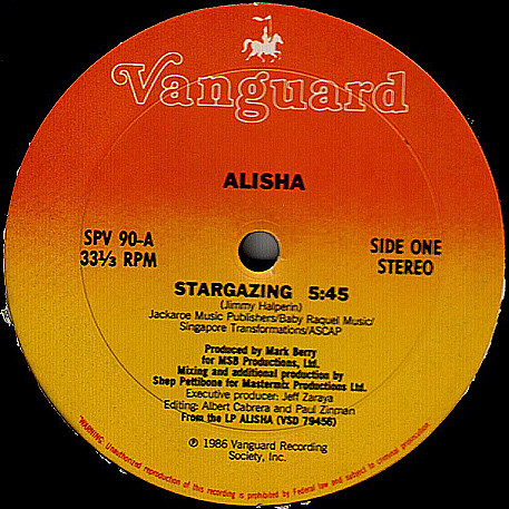 Alisha - Stargazing | Vanguard (SPV 90) - main