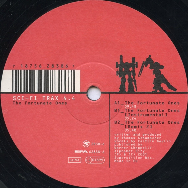 Thomas Schumacher - Sci-Fi Trax 4.4 - The Fortunate Ones | Superstition (2838-6) - 2