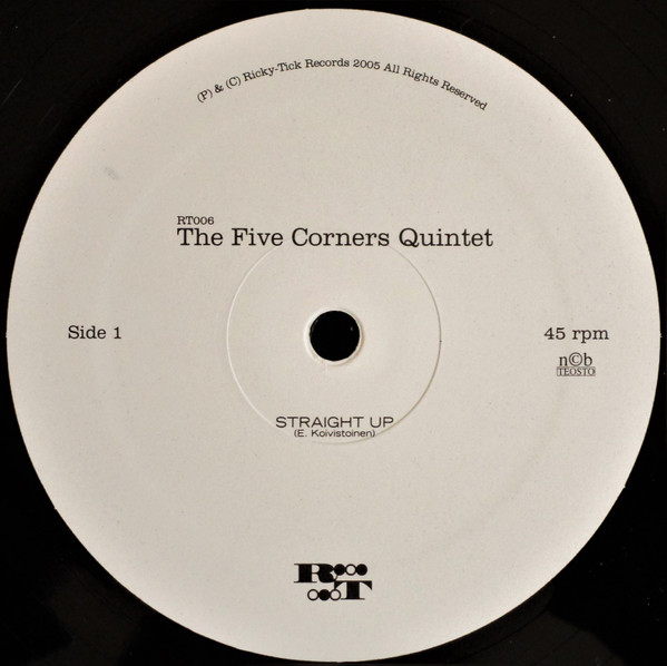 The Five Corners Quintet - Cornerstones EP | Ricky-Tick Records (RT006) - 3