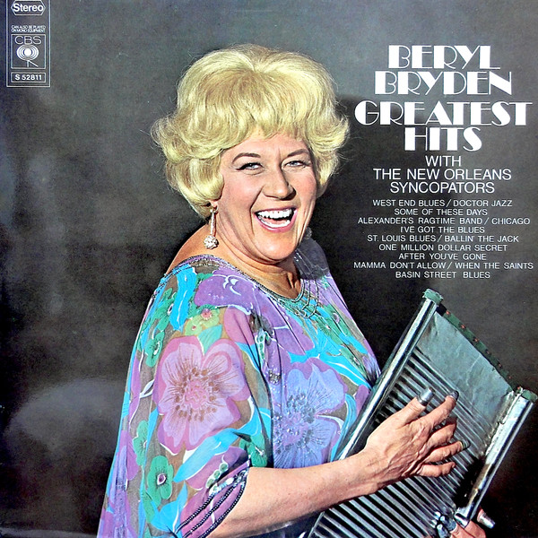 Beryl Bryden With The New Orleans Syncopators - Greatest Hits | CBS (S 52811)