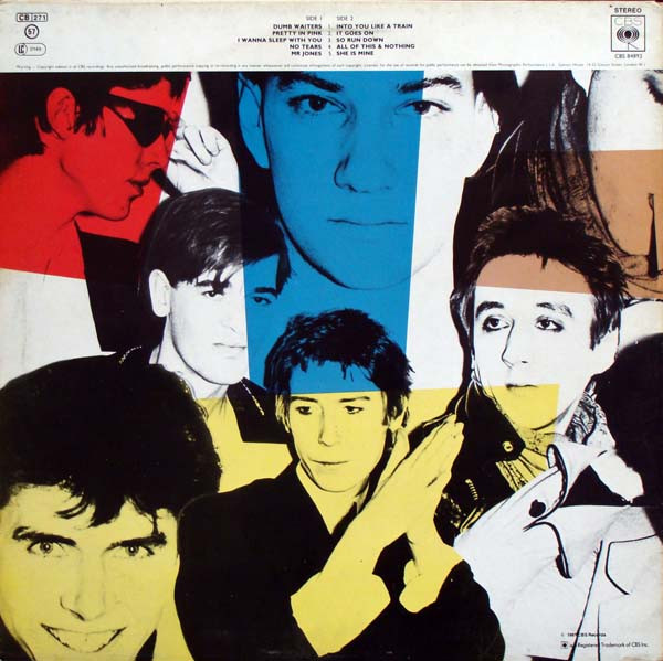 The Psychedelic Furs - Talk Talk Talk | CBS (S CBS 84892) - 2