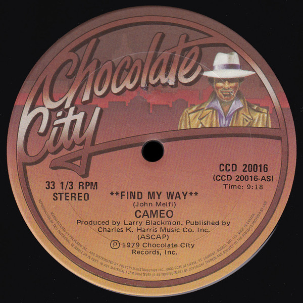 Cameo - Find My Way | Chocolate City (CCD 20016)