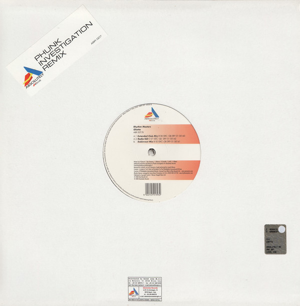 Rhythm Masters - Ghetto (Phunk Investigation Remix) | Absolutely Records (ABR 007)