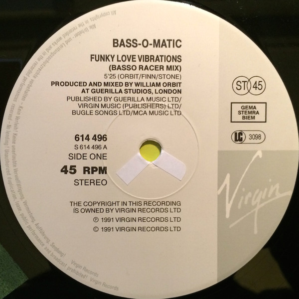 Bassomatic - Funky Love Vibrations | Virgin (614 496) - 4