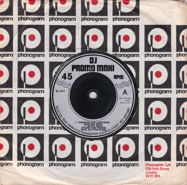 Howlin' Wolf / Paul Gayten / Jimmy McCracklin / Woody Herman - DJ Promo Maxi EP | Phonogram (DJ 007) - 3 Howlin' Wolf / Paul Gayten / Jimmy McCracklin / Woody Herman - DJ Promo Maxi EP | Phonogram (DJ 007) - 3