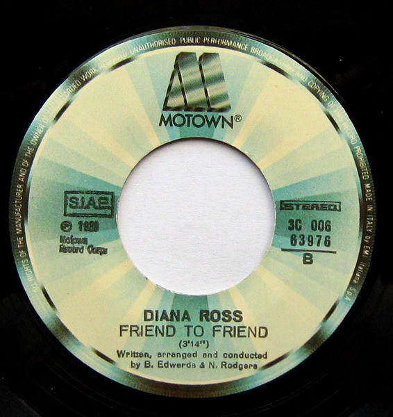 Diana Ross - Upside Down | Motown (3C 006-63976) - 4