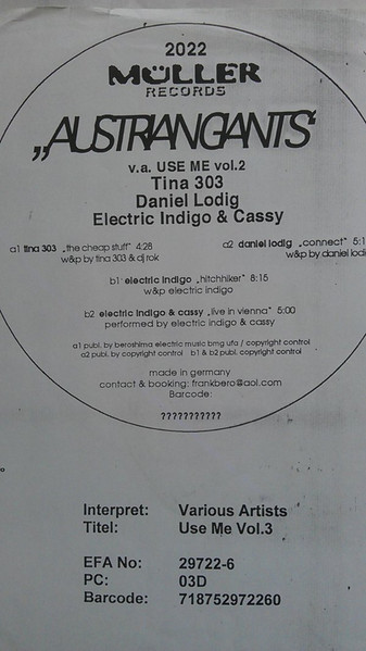 Various - Austrian Giants - Use Me Vol. 2 | Müller Records (MÜLLER 2022) - main Various - Austrian Giants - Use Me Vol. 2 | Müller Records (MÜLLER 2022) - main