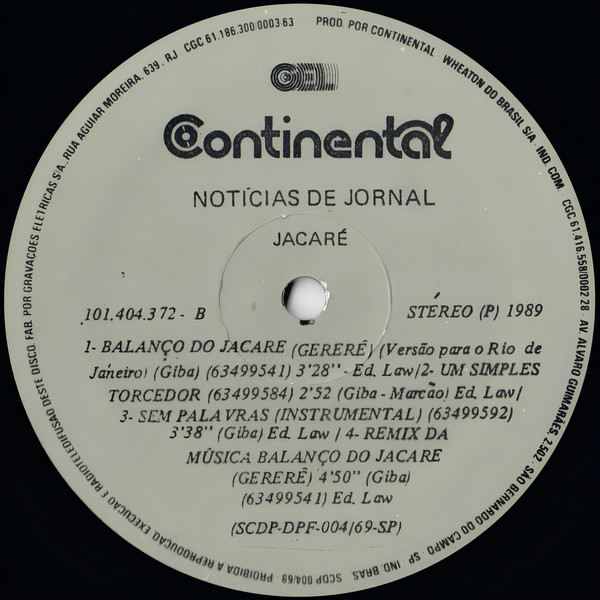Jacaré - Notícias De Jornal | Continental (101.404.372) - 4 Jacaré - Notícias De Jornal | Continental (101.404.372) - 4