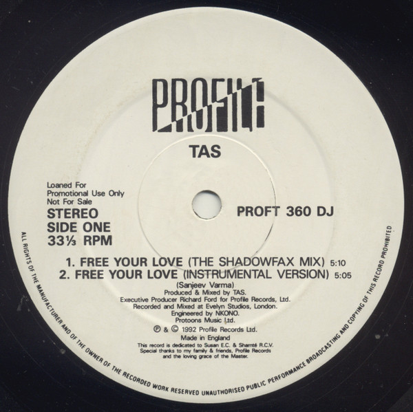 TAS - Free Your Love | Profile Records (PROFT 360 DJ) TAS - Free Your Love | Profile Records (PROFT 360 DJ)