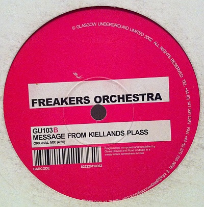 Freakers Orchestra - New York :: Chicago / Message From Kiellands Plass | Glasgow Underground (GU 103) - main