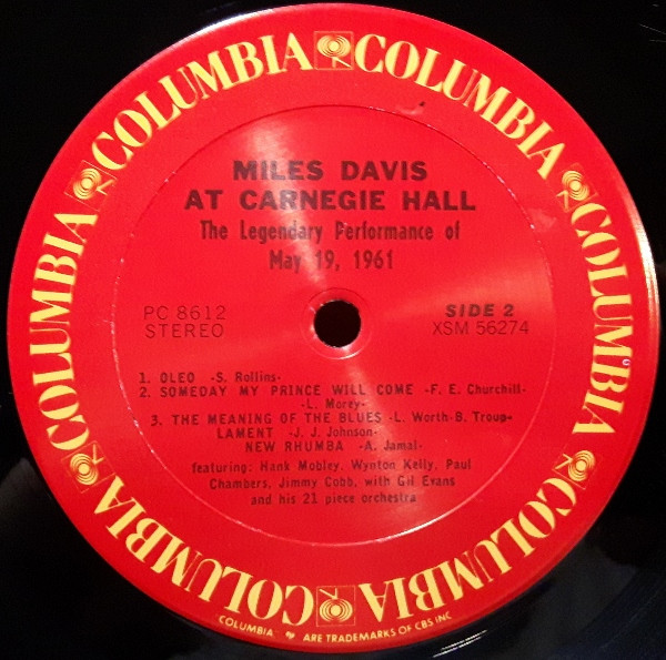 Miles Davis - Miles Davis At Carnegie Hall | Columbia (PC 8612) - 4
