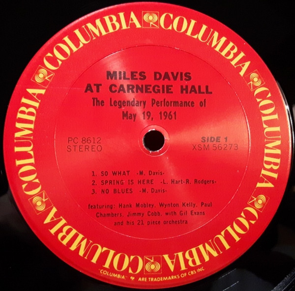 Miles Davis - Miles Davis At Carnegie Hall | Columbia (PC 8612) - 3