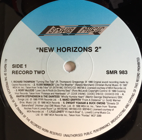 Various - New Horizons 2 | Stylus Music (SMR 983)