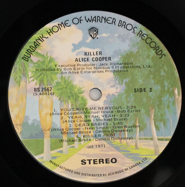 Alice Cooper - Killer | Warner Bros. Records (BS 2567) - 4 Alice Cooper - Killer | Warner Bros. Records (BS 2567) - 4