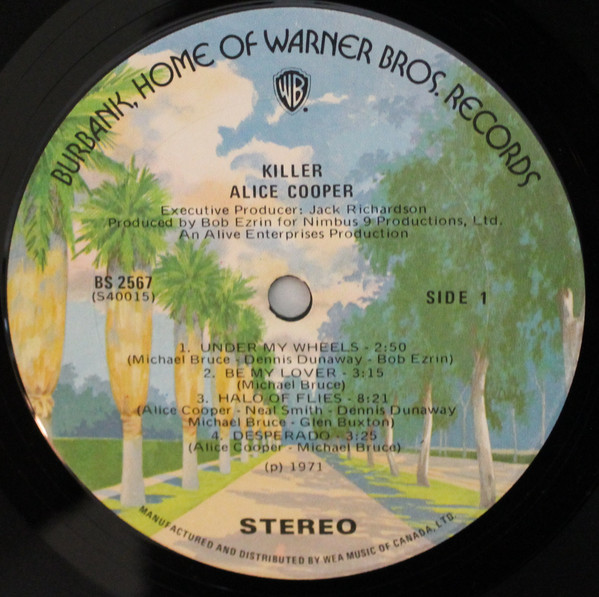 Alice Cooper - Killer | Warner Bros. Records (BS 2567) - 3 Alice Cooper - Killer | Warner Bros. Records (BS 2567) - 3