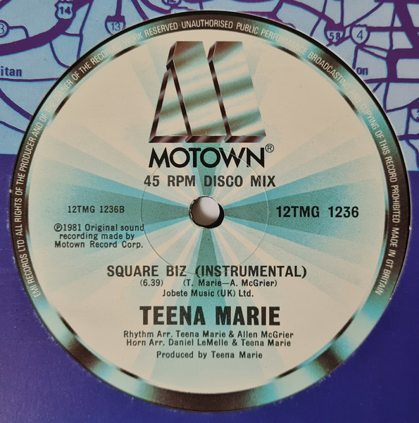 Teena Marie - Square Biz | Motown (12TMG 1236) - 2