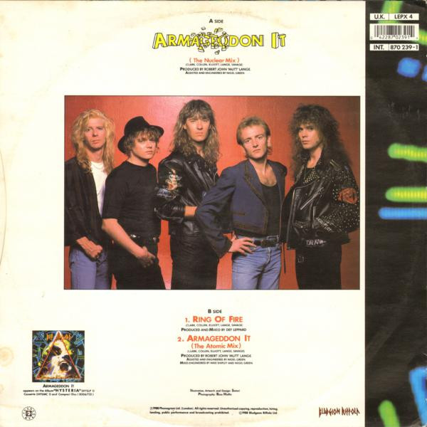 Def Leppard - Armageddon It (The Nuclear Mix) | Bludgeon Riffola (LEPX 4) - 2