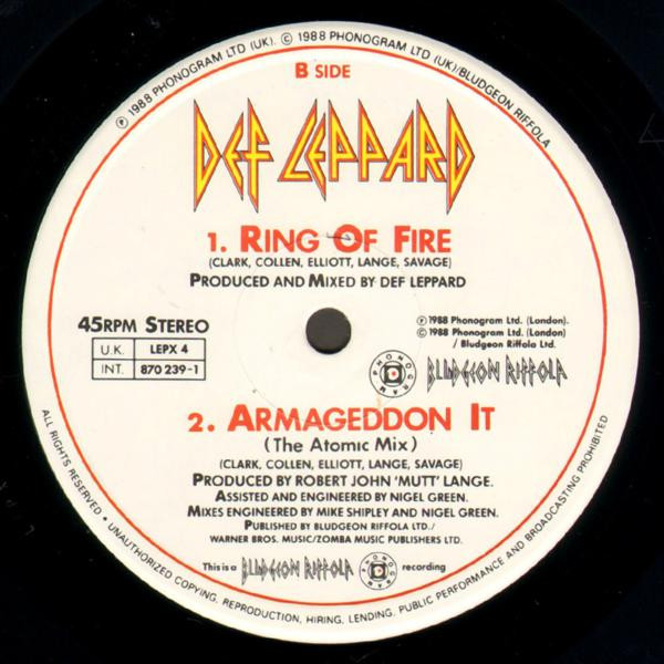 Def Leppard - Armageddon It (The Nuclear Mix) | Bludgeon Riffola (LEPX 4) - 4