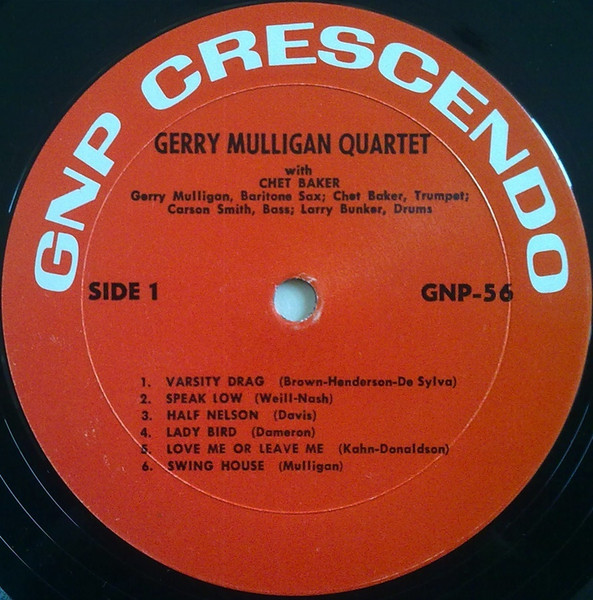 Gene Norman Presents Gerry Mulligan With Chet Baker Special Added Attraction! Buddy DeFranco Quartet With The Herman McCoy Choir - Gerry Mulligan Quartet / Buddy DeFranco Quartet | GNP (GNP-56) - 3