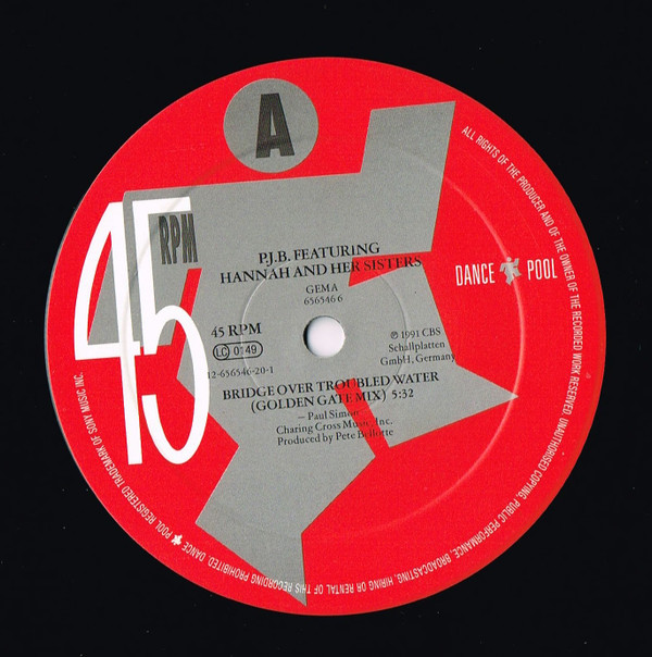 Pete Bellotte Featuring Hannah & Her Sisters - Bridge Over Troubled Water | CBS (656546 6) - 3 Pete Bellotte Featuring Hannah & Her Sisters - Bridge Over Troubled Water | CBS (656546 6) - 3