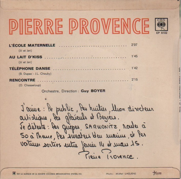 Pierre Provence - L'école Maternelle | CBS (EP 6102) - 2