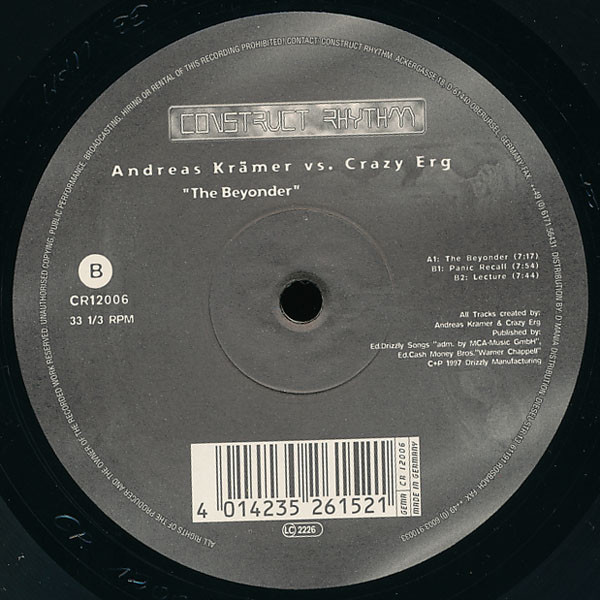 Andreas Krämer vs. Crazy Erg - The Beyonder | Construct Rhythm (CR12006) - 2